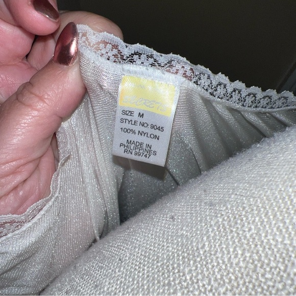 Vintage Heavenly Secrets Nylon Full Slip Lace Size M White - Picture 6 of 8